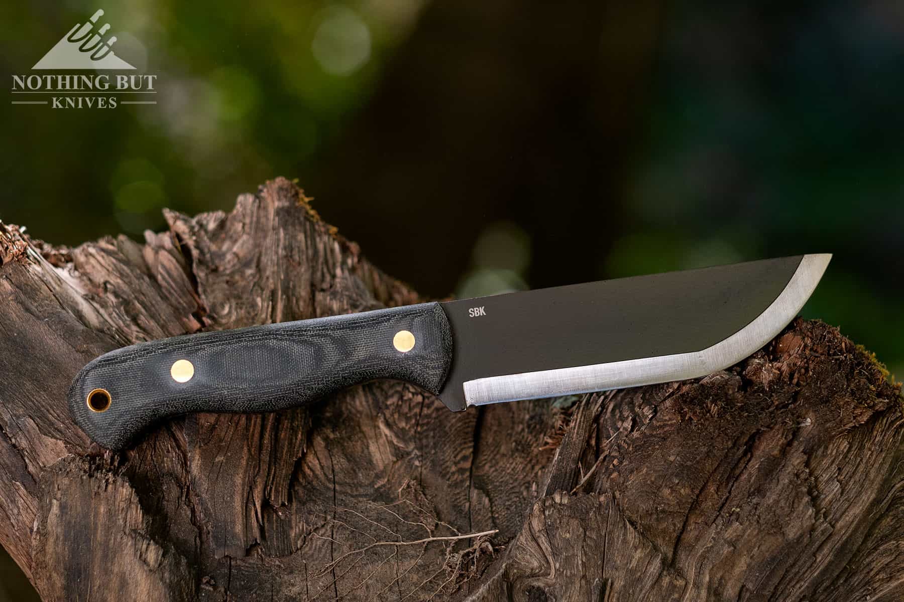 Off Grid Ridgeback Review - Image 20 The Condor SBK, shown here, is a possible bushcraft alternative to the Off-Grid Ridgeback.