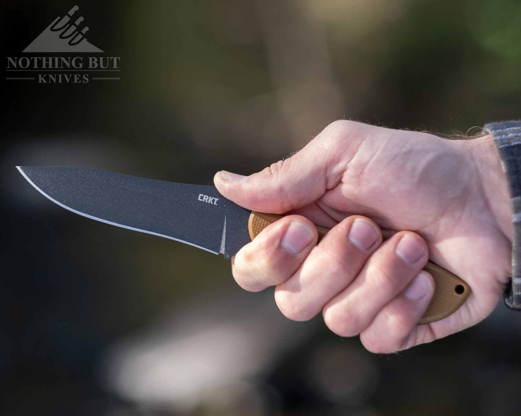 The CRKT Ramadi's handle is comfortable for multiple grip types.