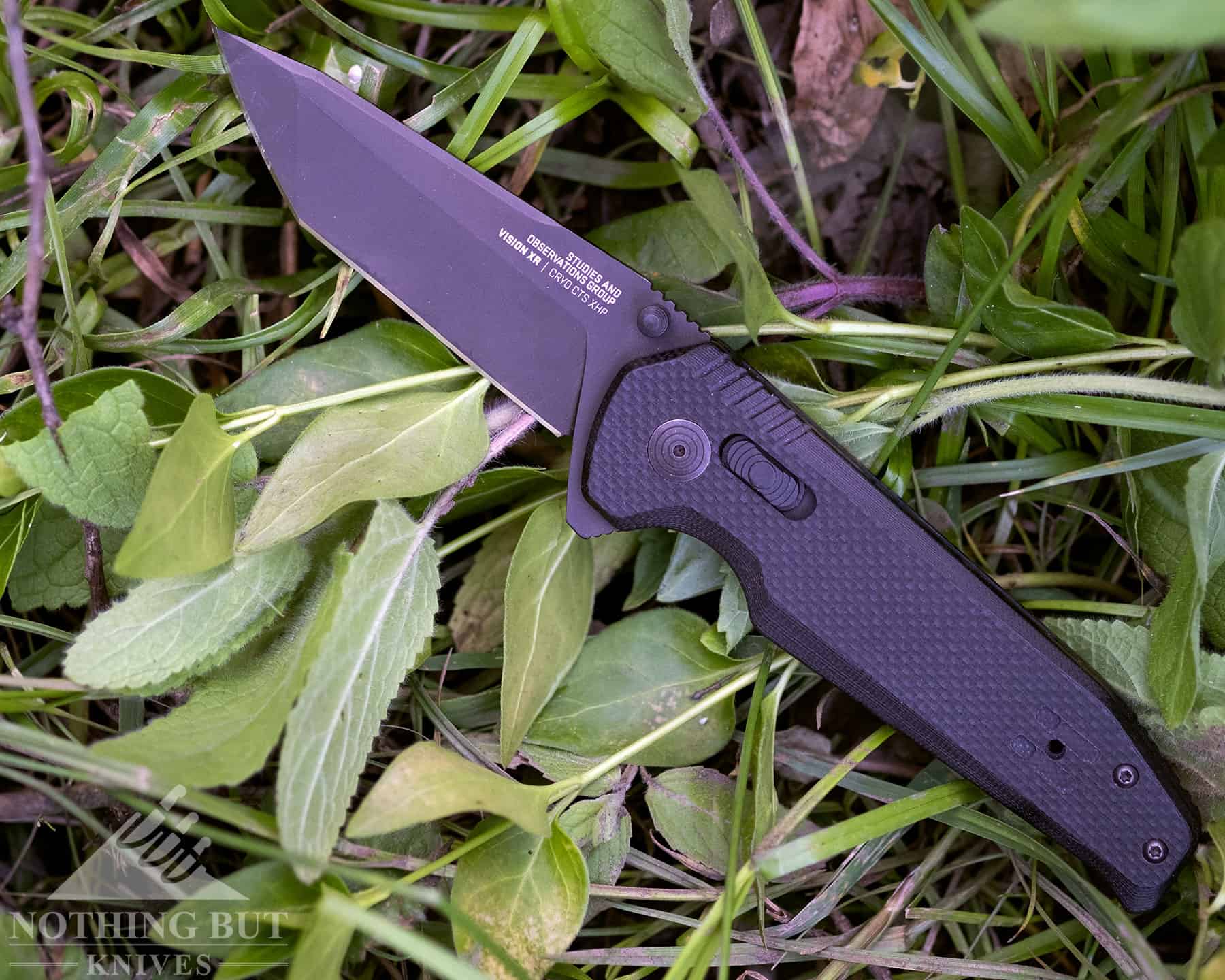 In-spite of a few drawbacks the SOG Vision XR is a good knife with tough steel and a comfortable handle.