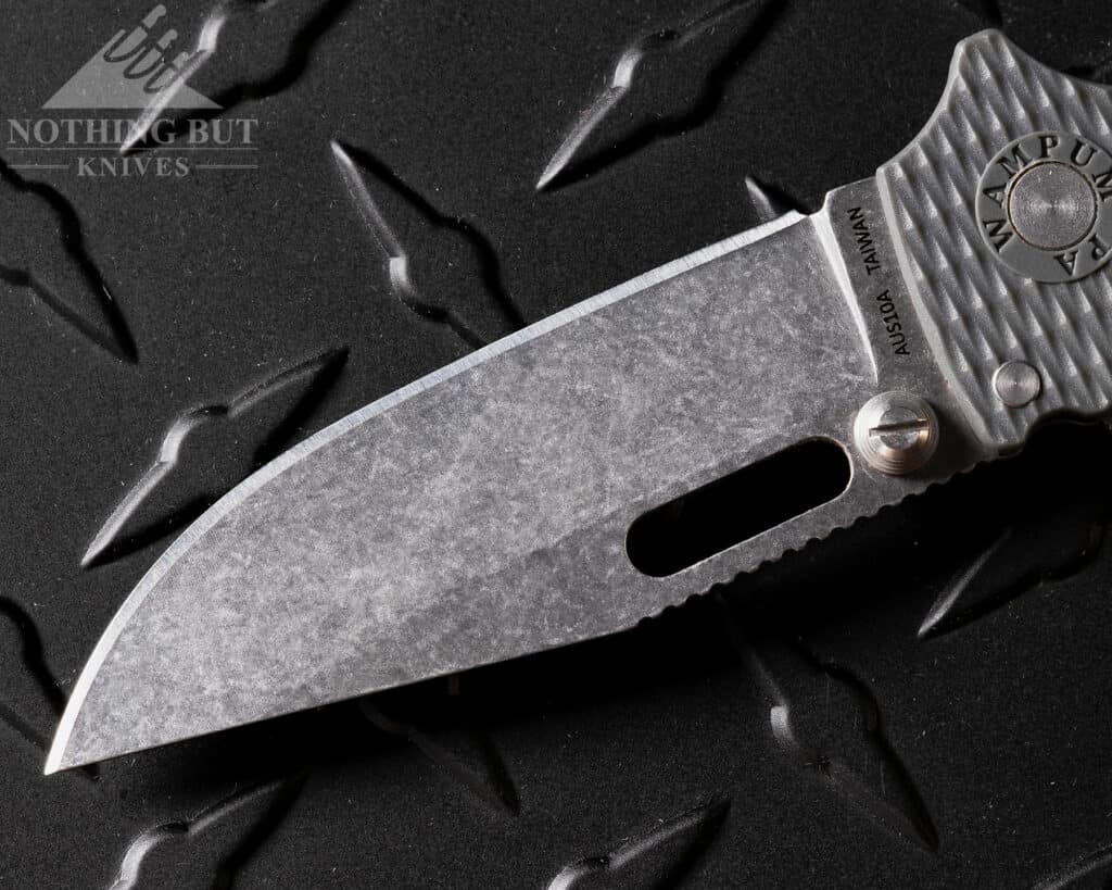 Best Hard Use Pocket Knives Under $50 And $100 - Image 51 Demko 20.5 blade profile to show its grind type.