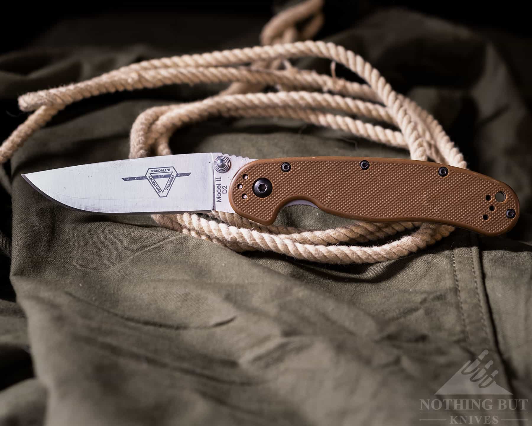 The Ontario is an extremely popular tough folding knife that is a great option for camping or working. 