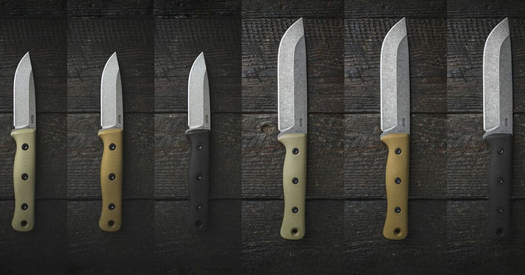 The 2022 Reiff Knives product line-up.