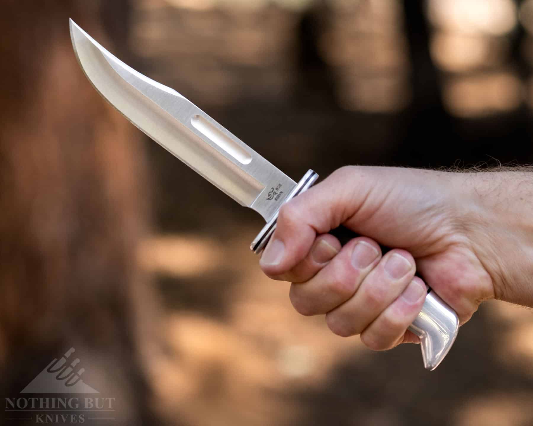 The classic tactical style of the Buck 119 Special Pro has made it a popular knife for many years. 