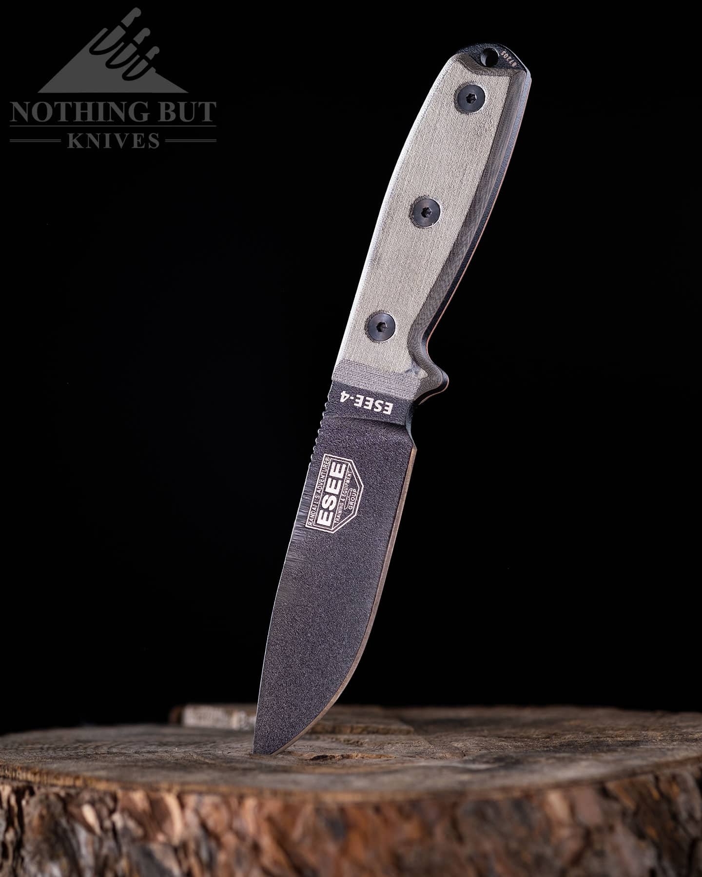 The Esee 4 is a popular survival knife that can also be used as a tactical self defense knife. 