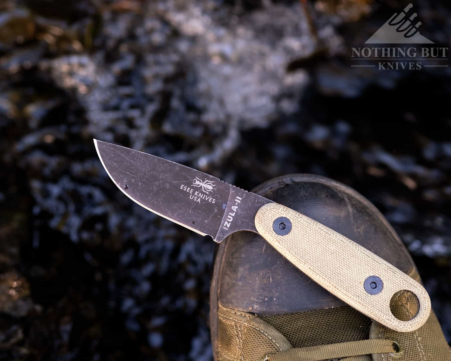 The Izula II is a fun knife for outdoor adventures like hiking or camping, but it is also a good choice for self defense. 