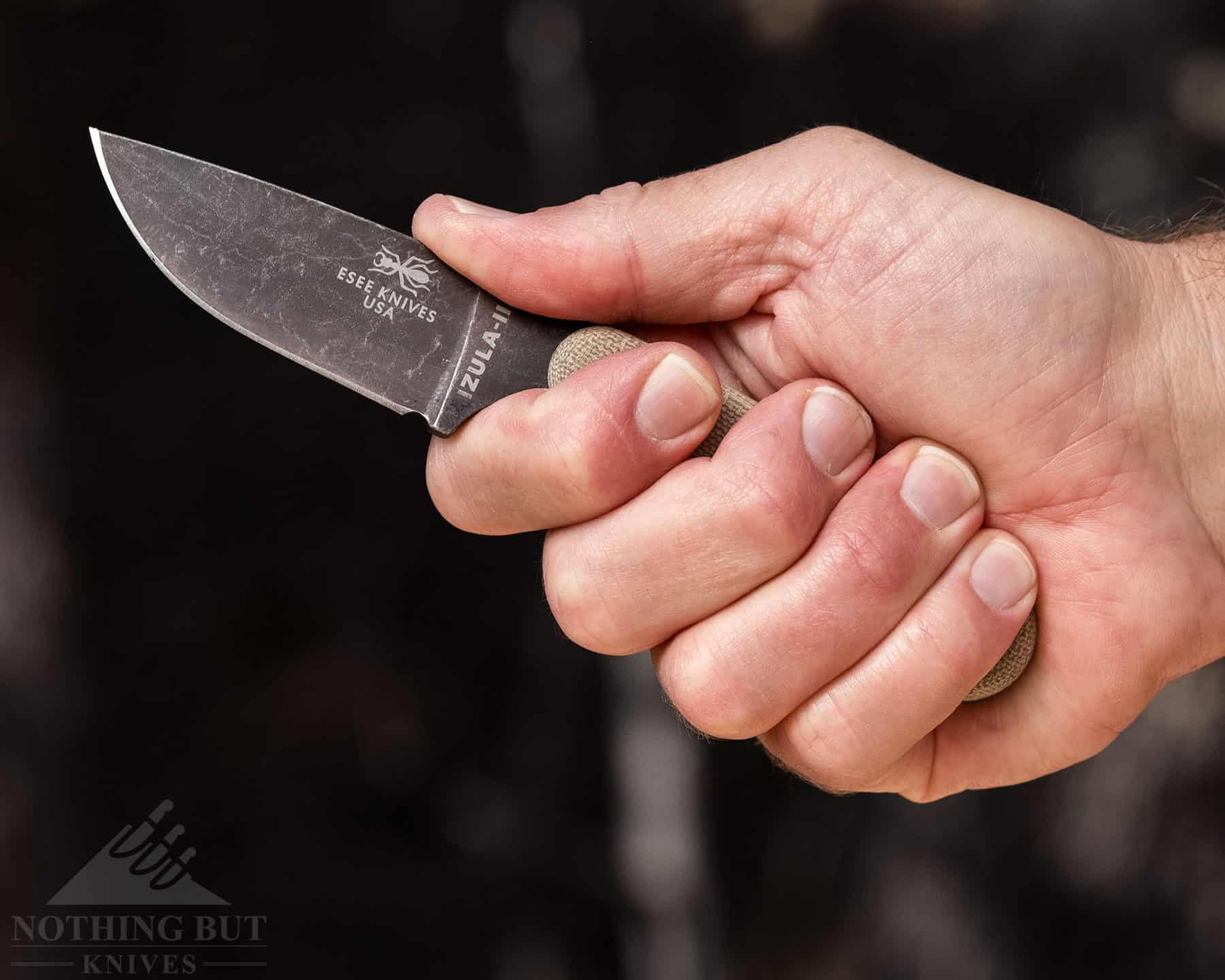 The Izula 2 has one of the most comfortable handles of any compact tactical knife we have tested. 