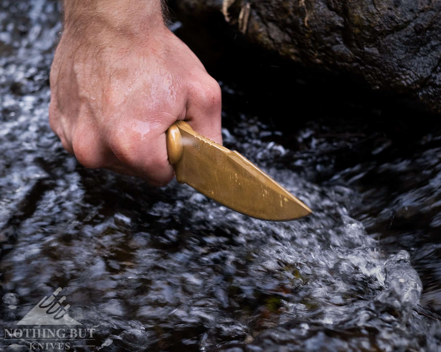 The rugged Ka-Bar Becker BK 18 is tough enough for hard core outdoor use or urban self defense.