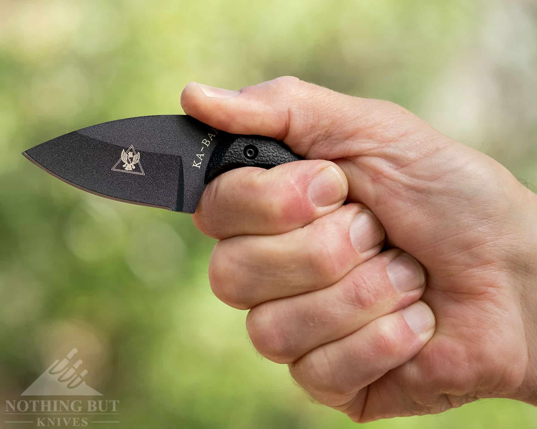 The compact tactical TDi is a good tactical knife with a unique handle. 
