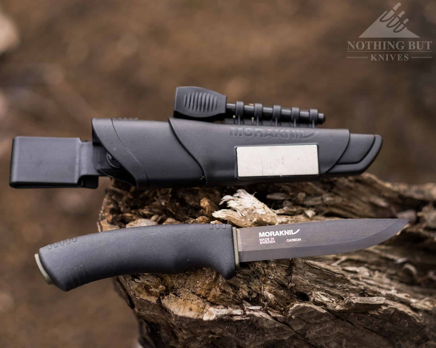 The Mora Black is technically a bushcraft knife, but it checks a lot of the boxes required for a good tactical knife.