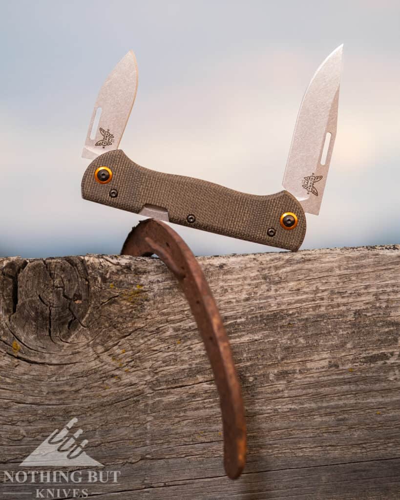 Benchmade Weekender With Micarta handle Scales