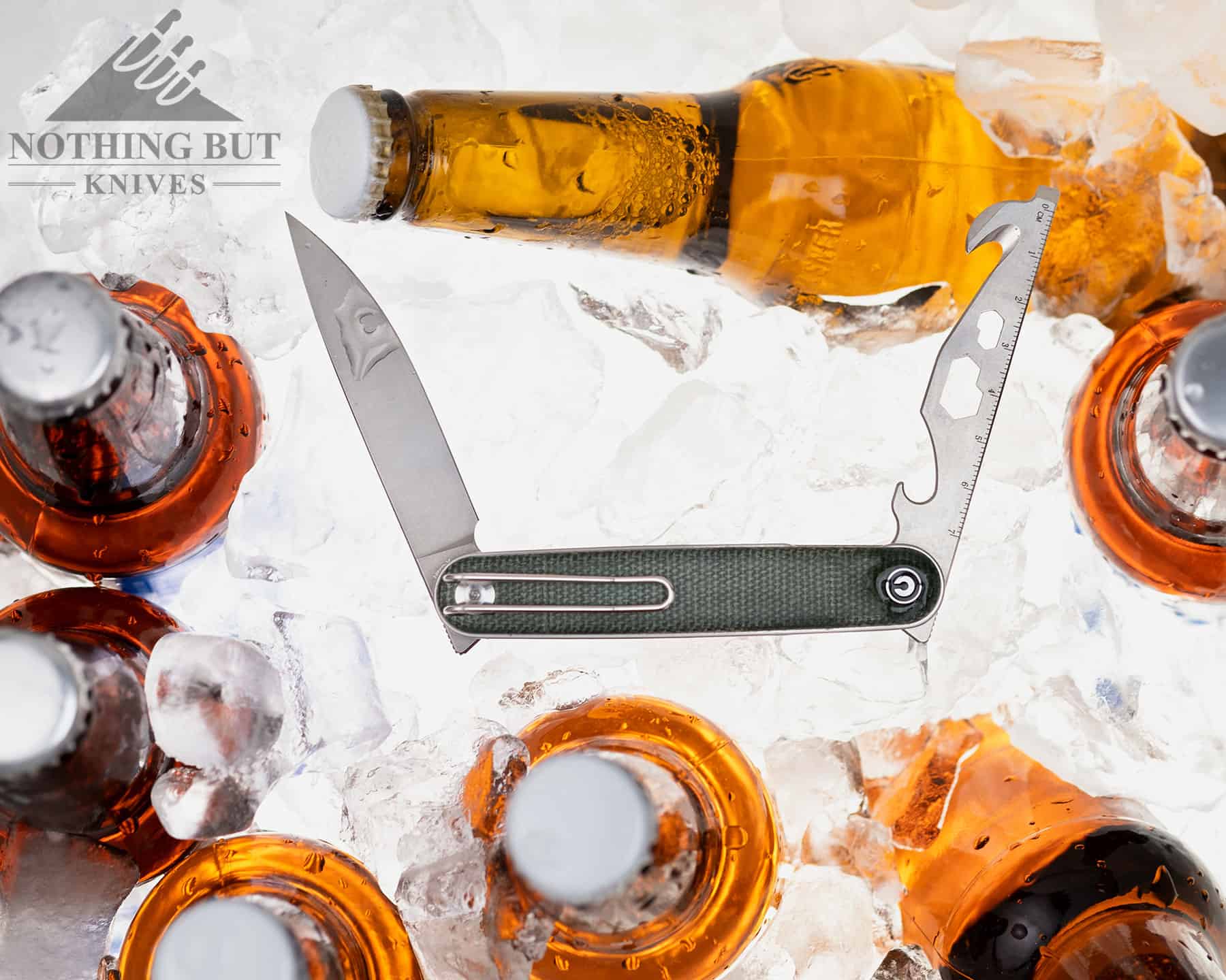 Our Favorite Knives For Opening Beers - Image 2 Our Favorite Knives for Opening Beers - Image 1: Civivi Crit With Blade And Bottle Opener