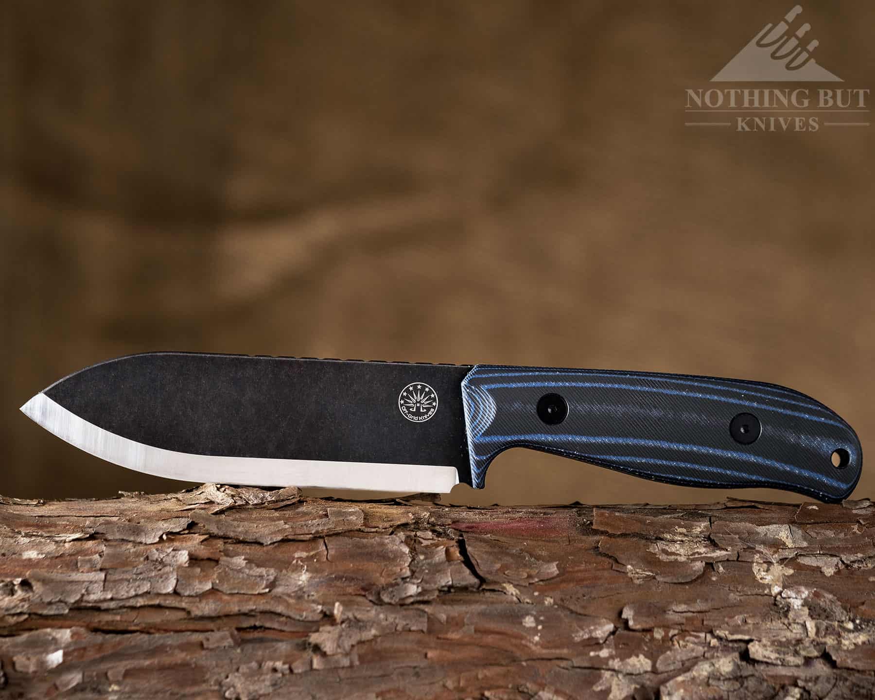 The Off-Grid Ridgeback Bushraft knife is a versatile fixed blade that is perfect for camping and survival tasks. 