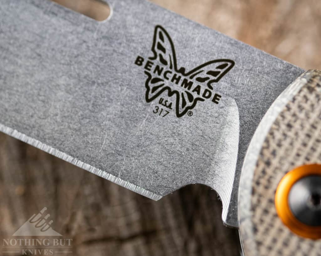 Benchmade Weekender Review - Image 12 The sharpening choils on the Weekender's blades are bigger than they need to be.