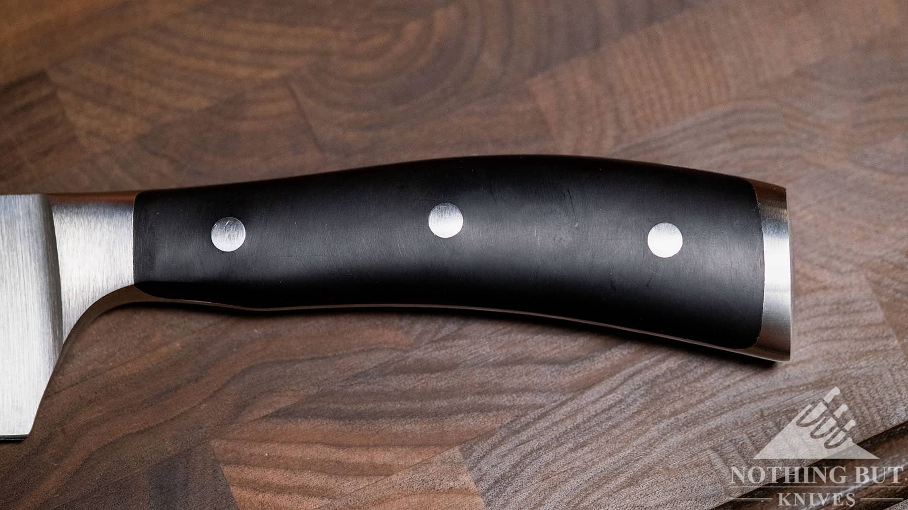 Wusthof Classic Ikon 8 Inch Chef'S Knife Review - Image 6 The Classic Ikon handle is a mix of the Wusthof Classic and Ikon knife handles.