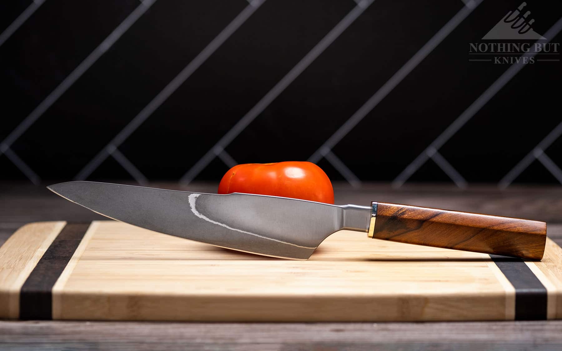 The Xin Cutlery XinCraft chef knife is a great option for small kitchens with limited counter space. 
