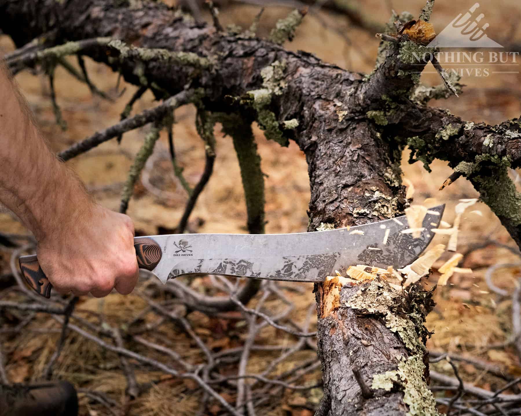 Work Tuff Gear Apex Review - Image 12 The thick bladed Apex is an excellent chopper.