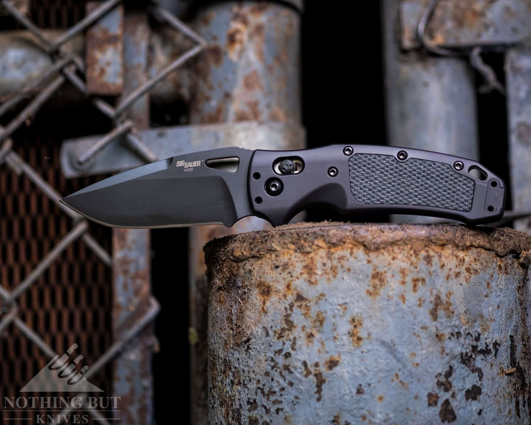 Hogue Sig K320 Axg Pro Review - Image 10 The Hogue K320 looks right at home in an industrial setting.