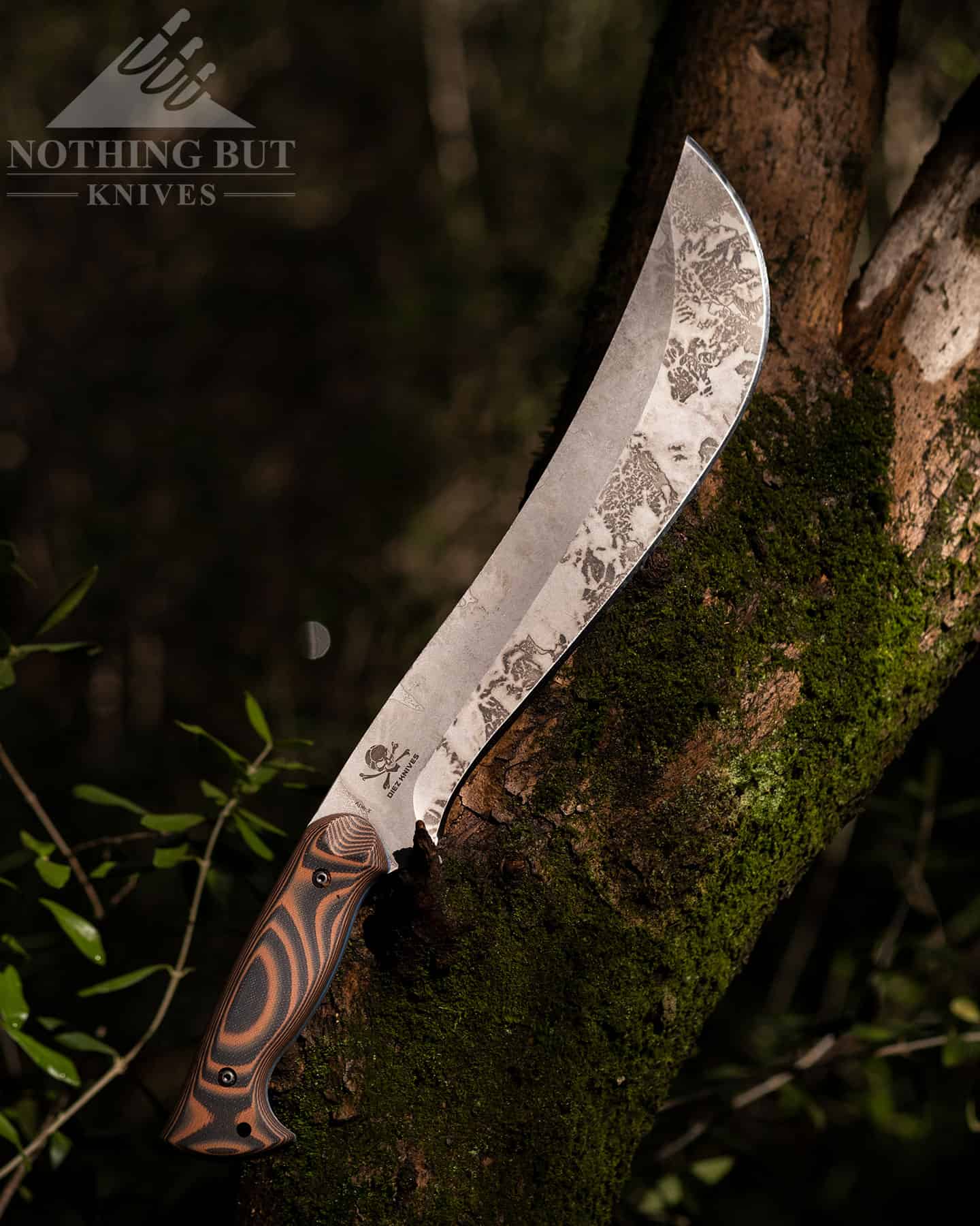 The Work Tuff Gear Apex knife has excellent fit and finish and a great looking forced patina on the blade. 