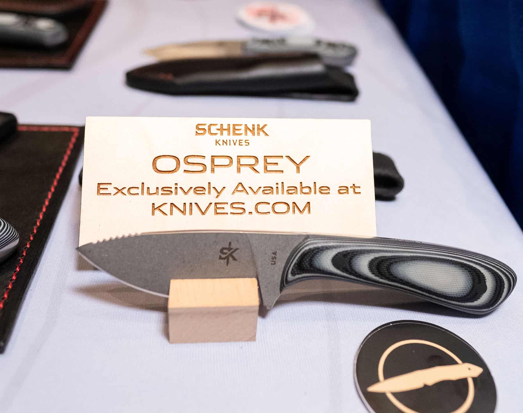 The Schenk Knives Osprey was one of our favorite fixed blades at Blade Show West 2022.