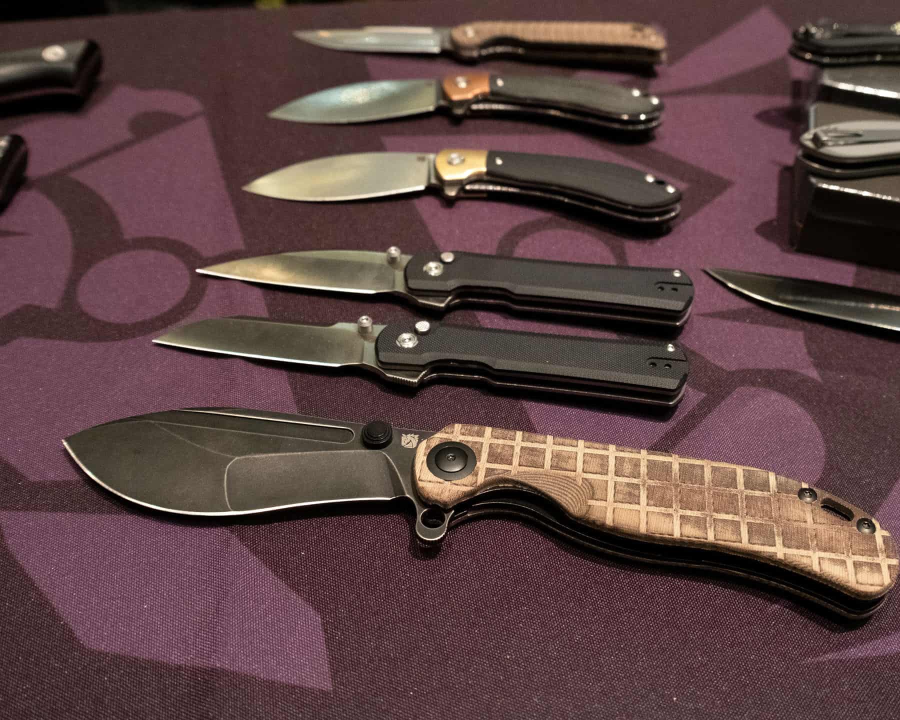 Vosteed Knives' new line-up at Blade Show West 2022.