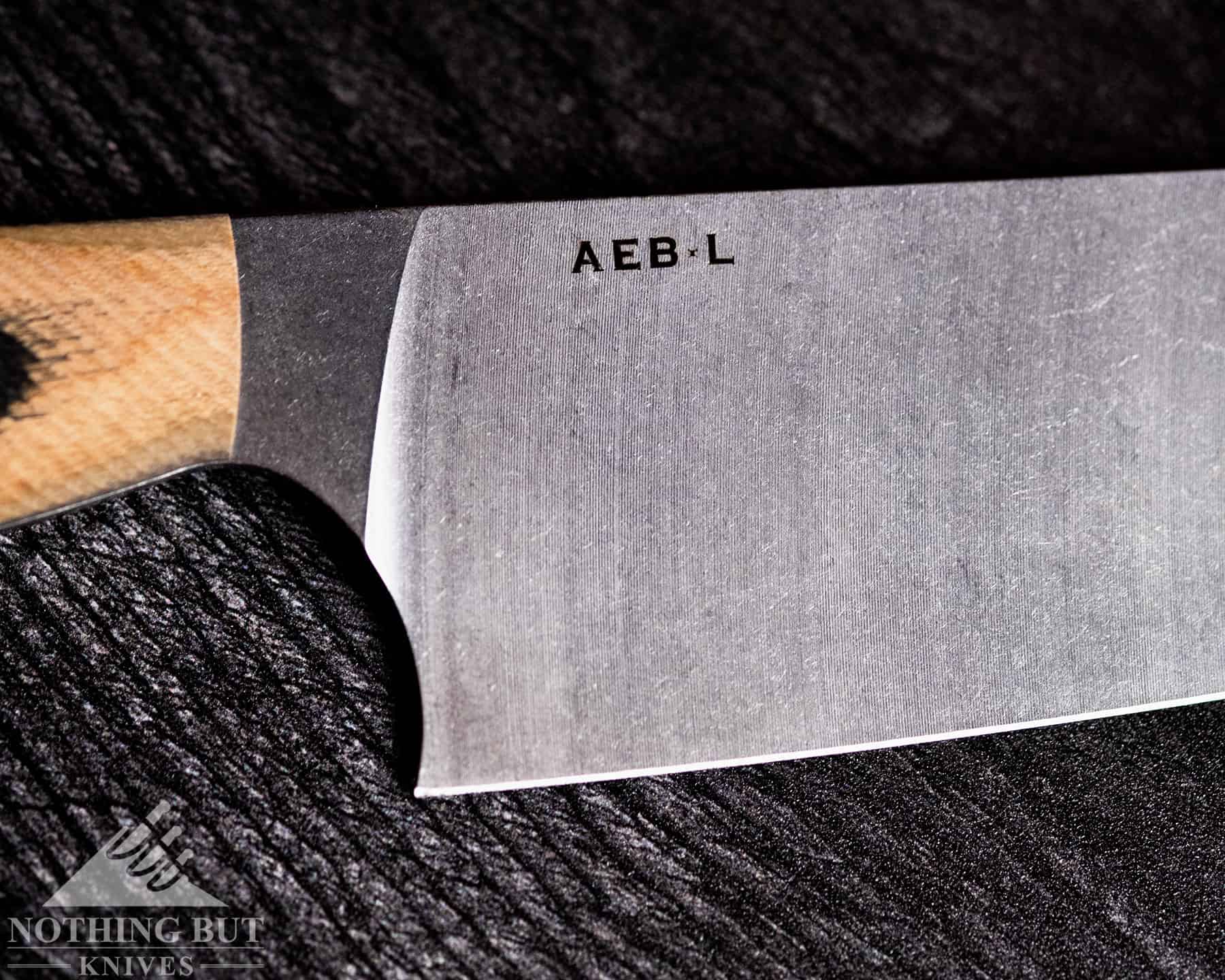 Bradford Chef'S Knife Review - Image 7 AEB-L Steel is a decent choice for kitchen cutlery.