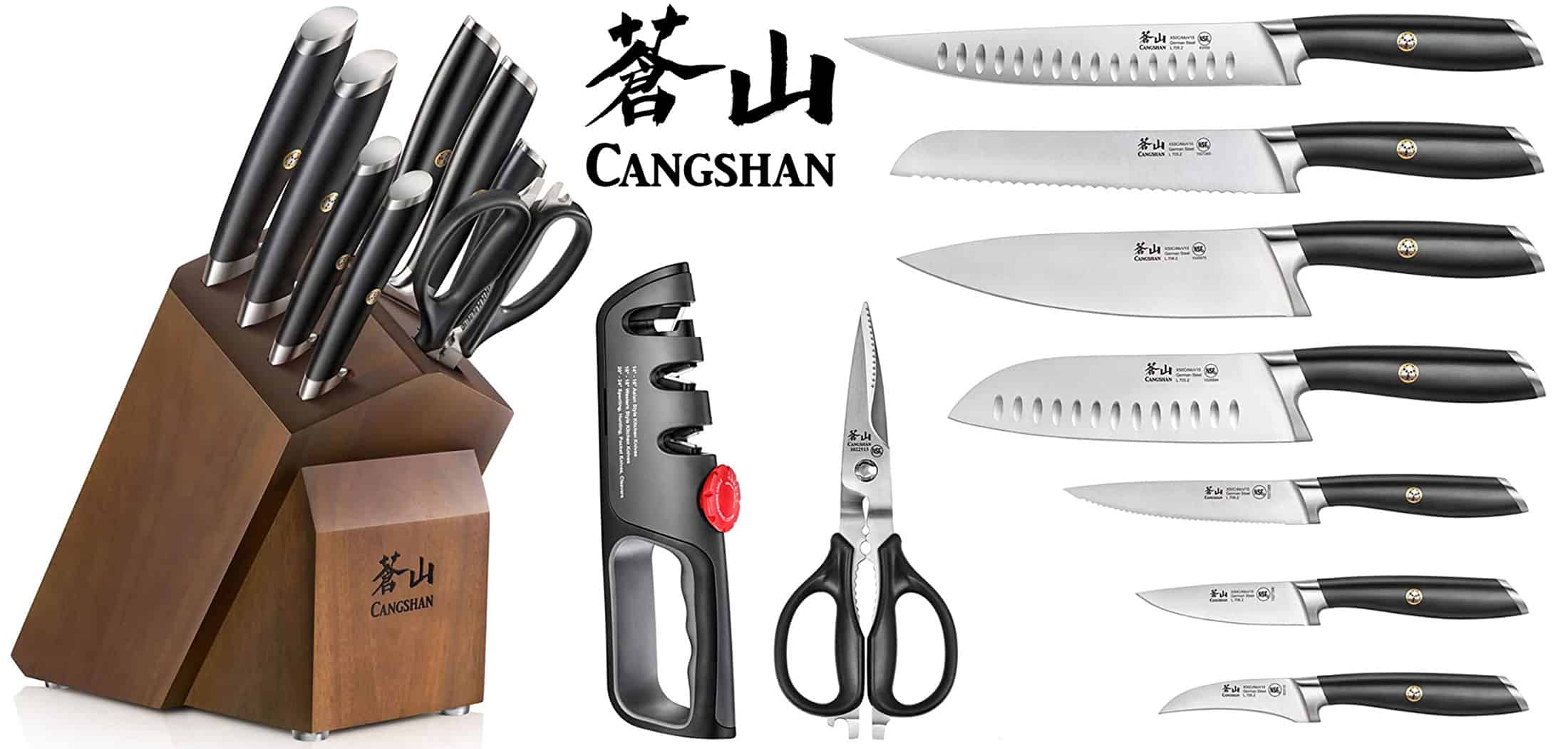 Precision Sharp in Non-Stick 13-Piece Knife Set