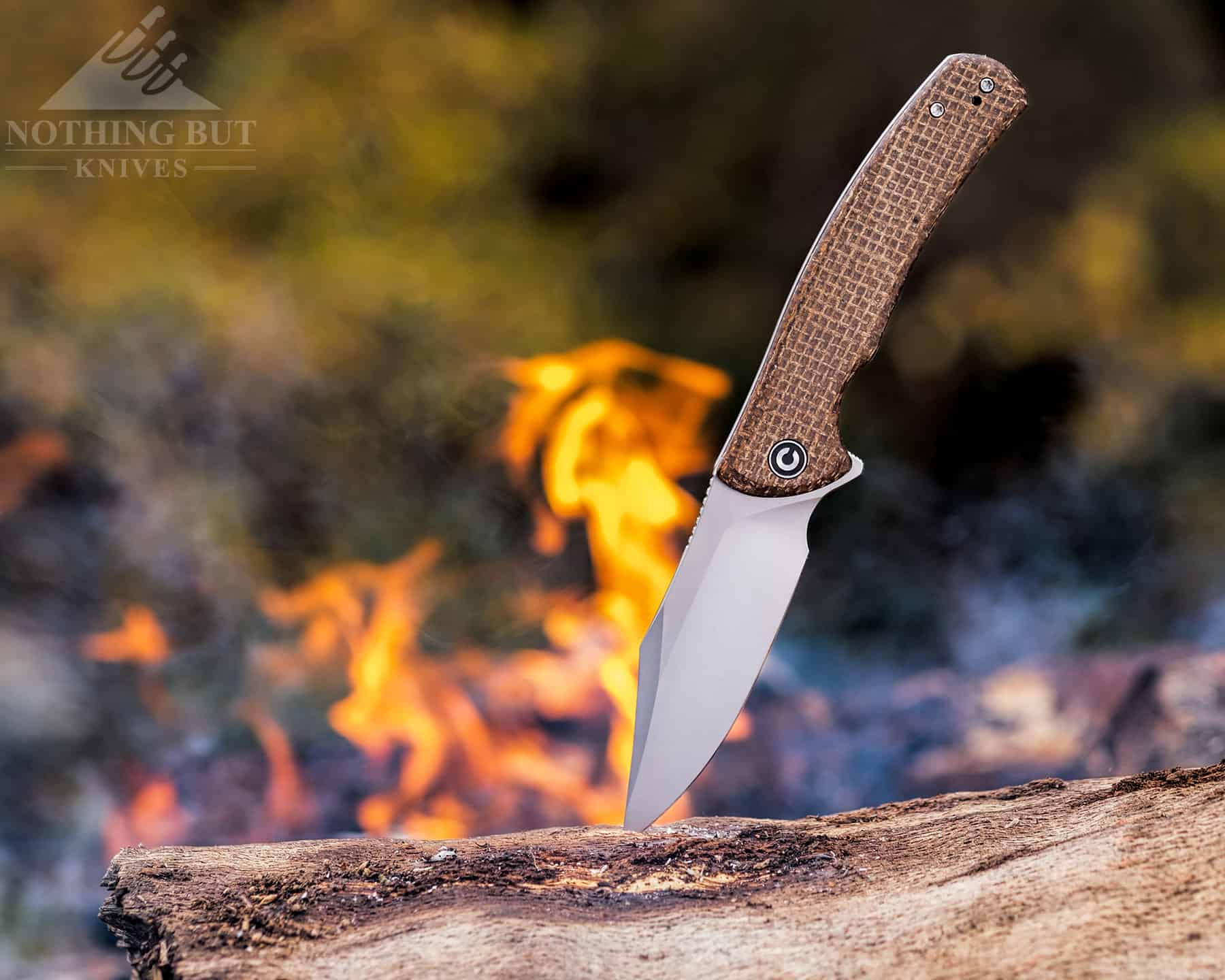 The Sinisys is a good camping knife. It handled most of the campfire related duties with ease.