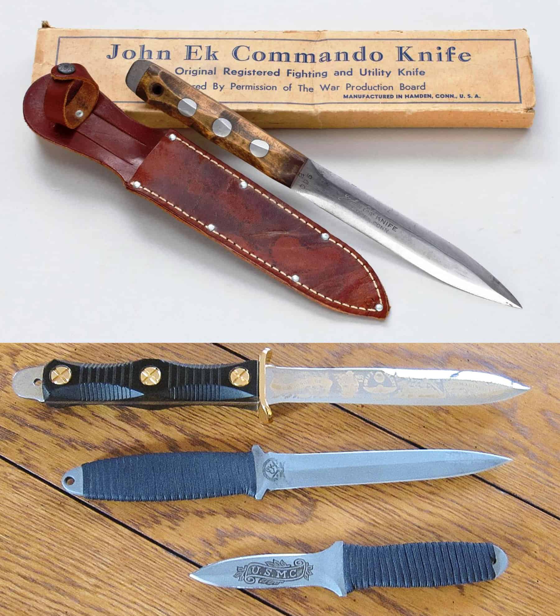 The original Ek Commando knives were more practical for outdoor tasks than previous tactical knives.