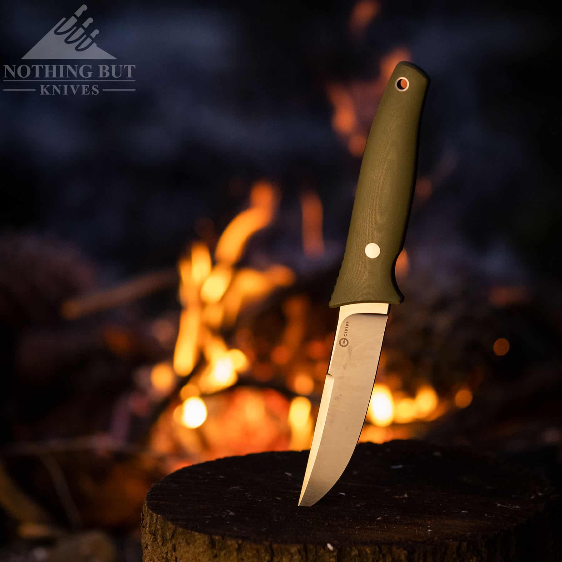 The Tamashii is marketed as a tactical knife, but it is a handy fixed blade to have on a camping trip. 