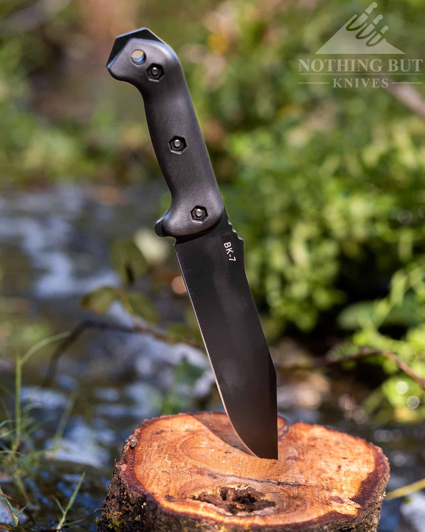 The Ka-Bar Becker Bk-7 is a great tactical fixed blade that doubles as a survival knives. 