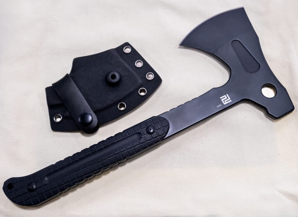 The Artisan Cutlery Nebulax is a wilderness ready axe designed by Joe Flowers. 