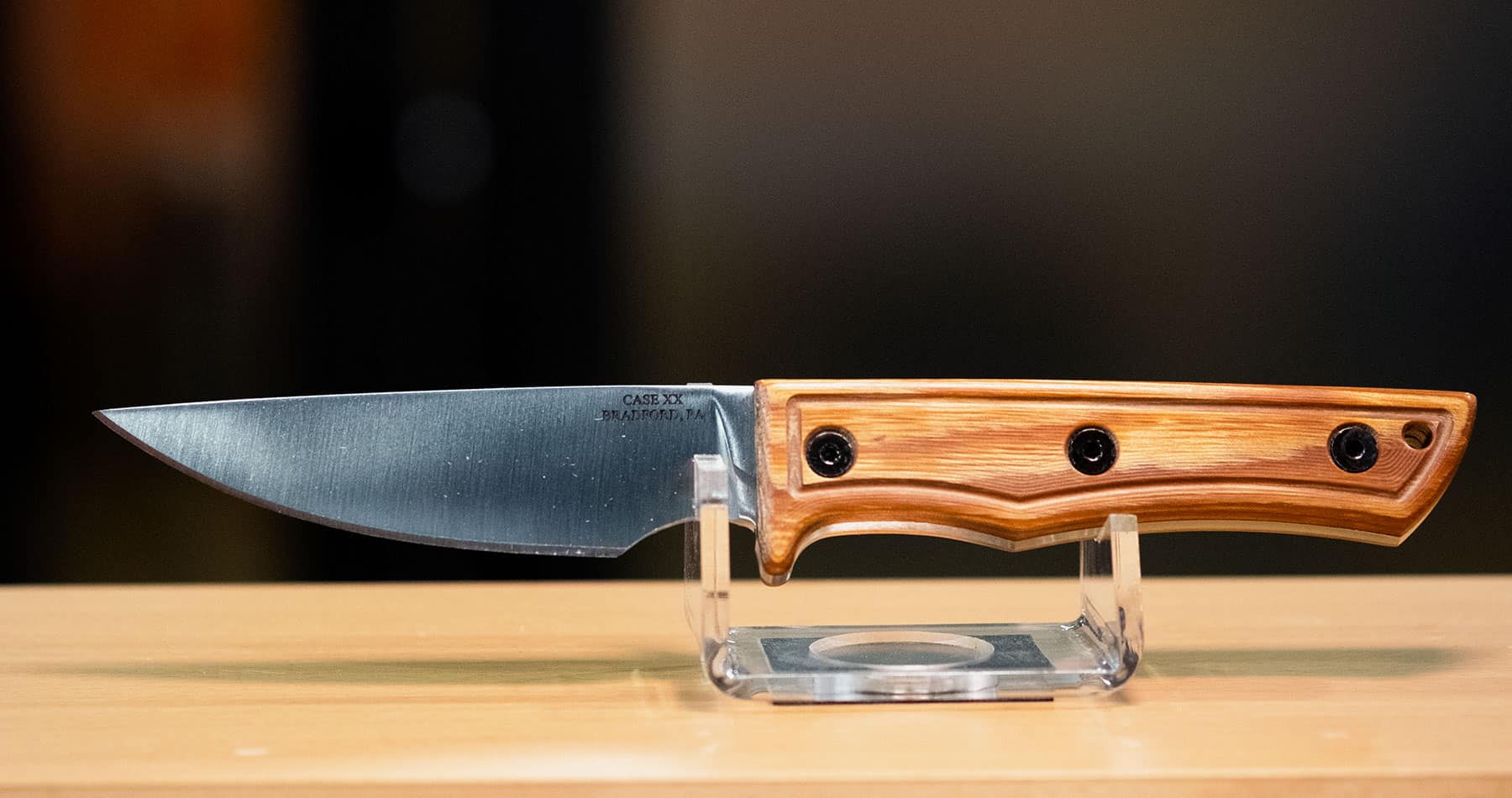 Shot Show 2023 Day 1 - Image 4 A new Case fixed blade for 2023.