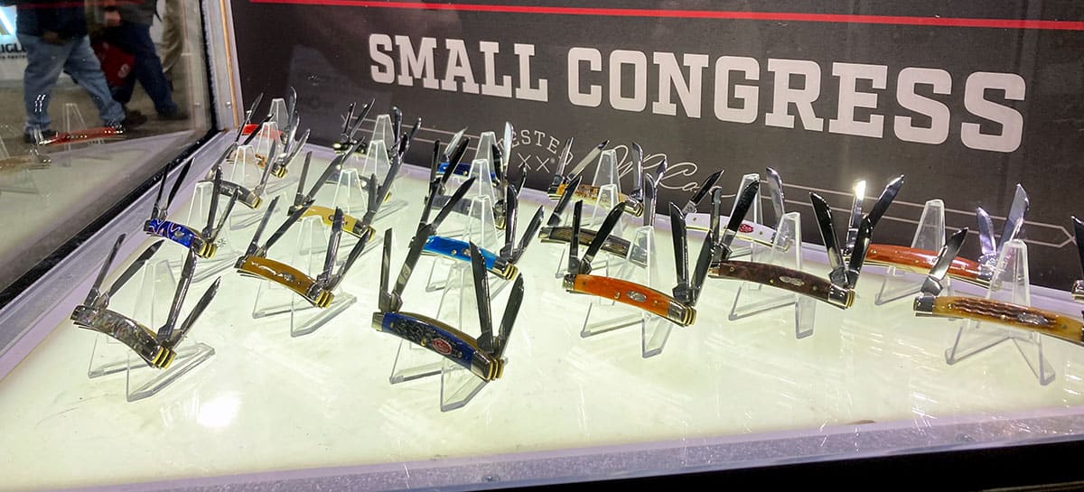 Shot Show 2023 Day 1 - Image 2 All the Case Small Congress Knives.