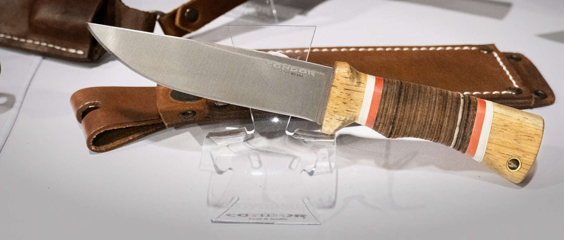 The Condor Country Backroads is a large fixed blade with 1075 steel.