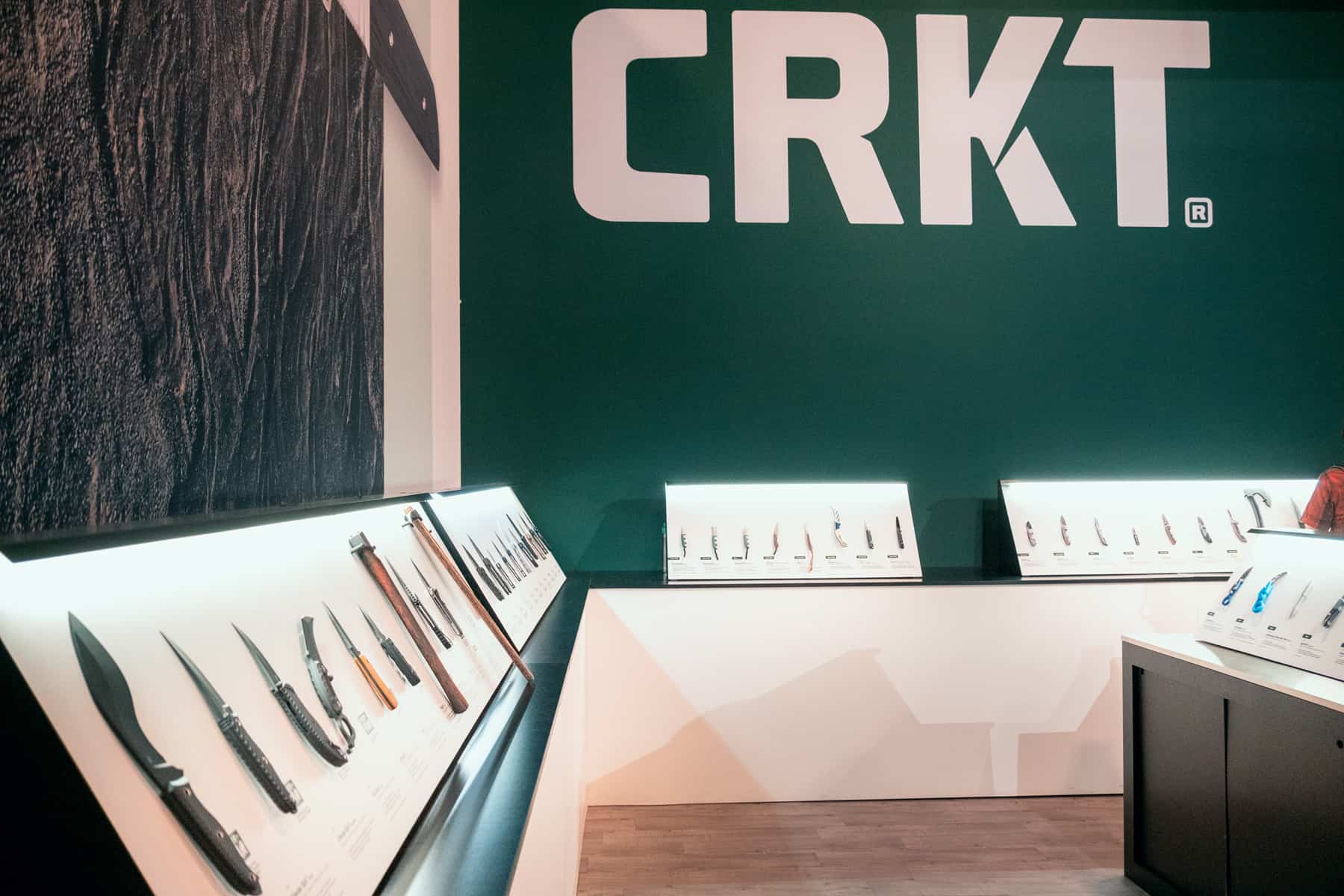 CRKT had a great looking booth at the 2023 SHOT Show full of new products.