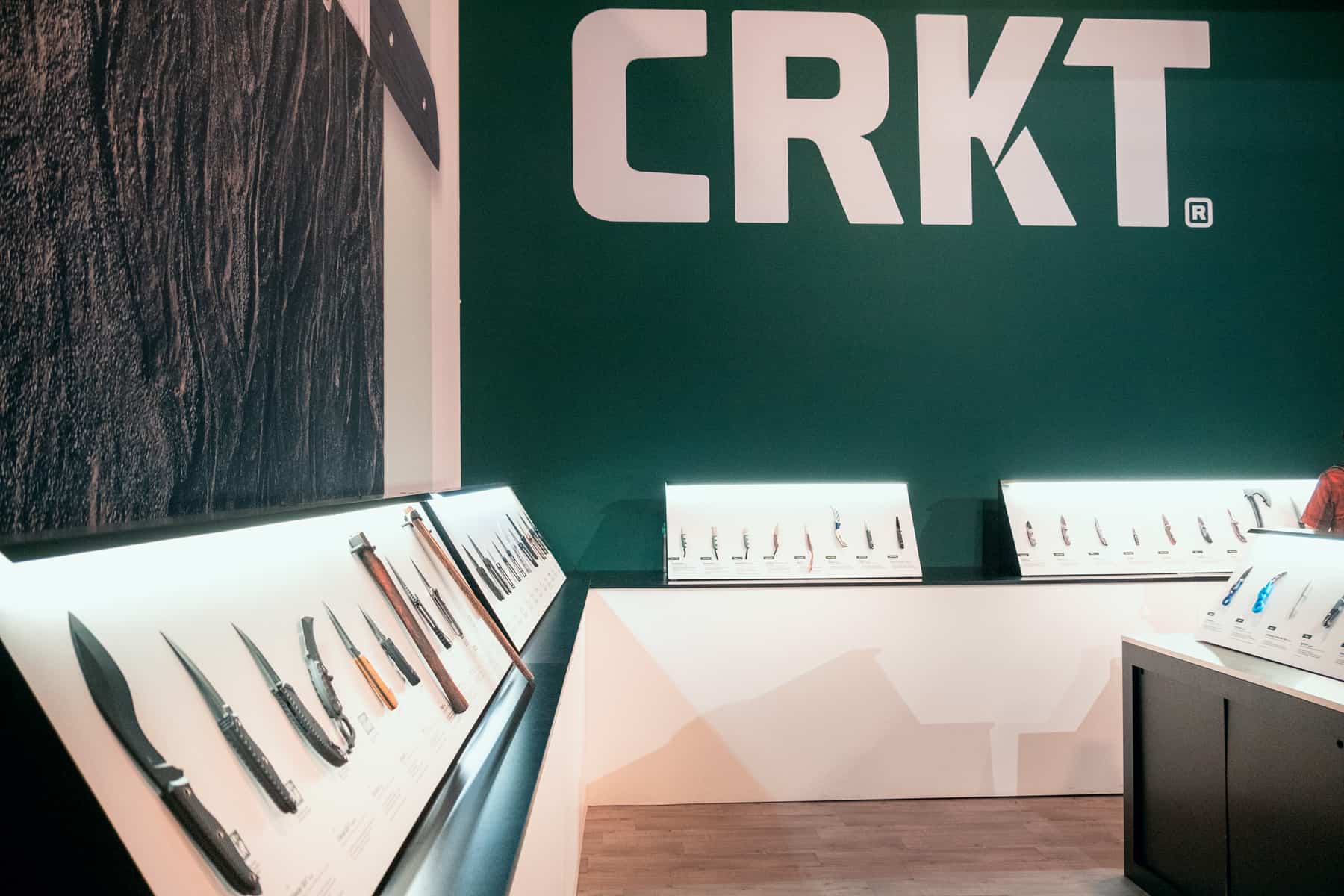 Shot Show 2023 Day 3 - Image 7 CRKT had a great looking booth at the 2023 SHOT Show full of new products.