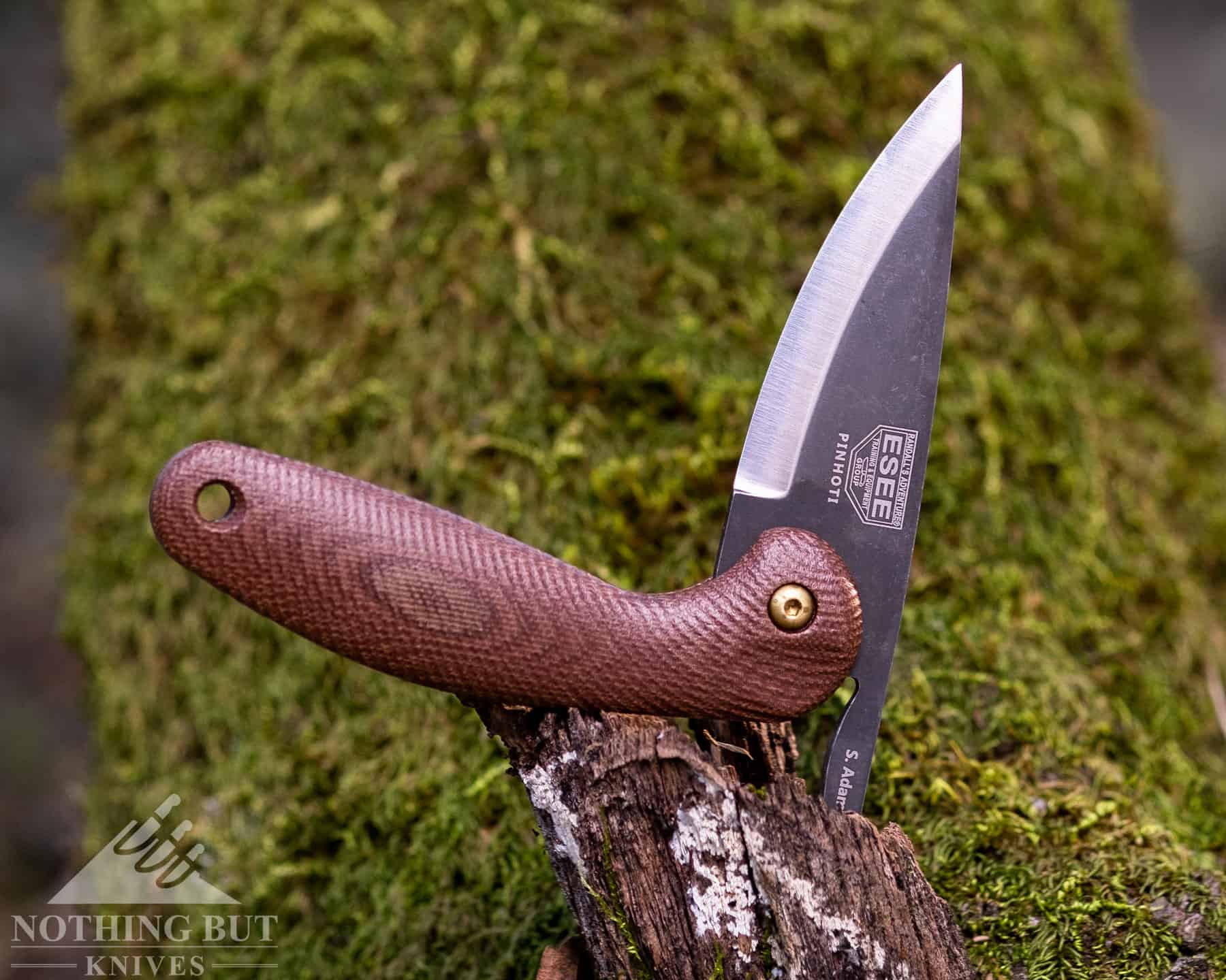 The Esee Pinhoti won a Drunken Hillbilly Knife Award for Best Knife Name We Kept Getting Wrong.