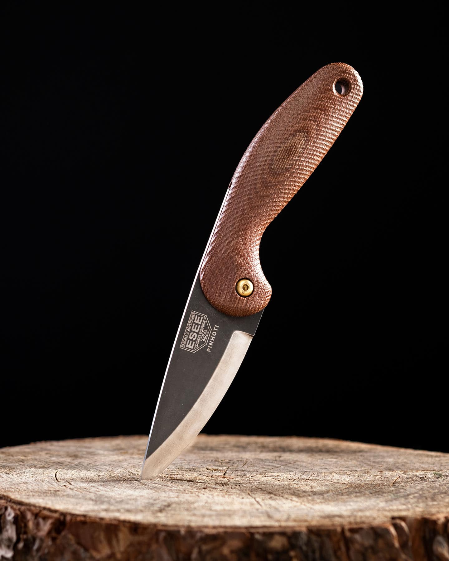 The Esee Pinhoti is a unique friction folder that is designed for tough outdoor tasks.