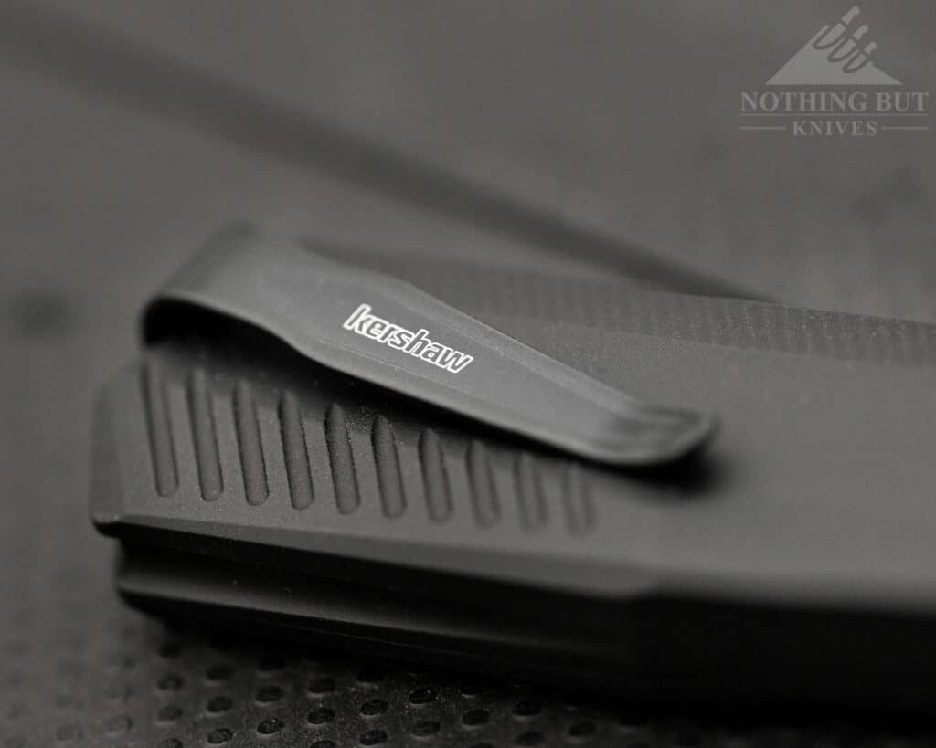 Kershaw Faltmesser – Schwarze Klinge 7,9 Cm, Gezackt, Mit Pocketclip