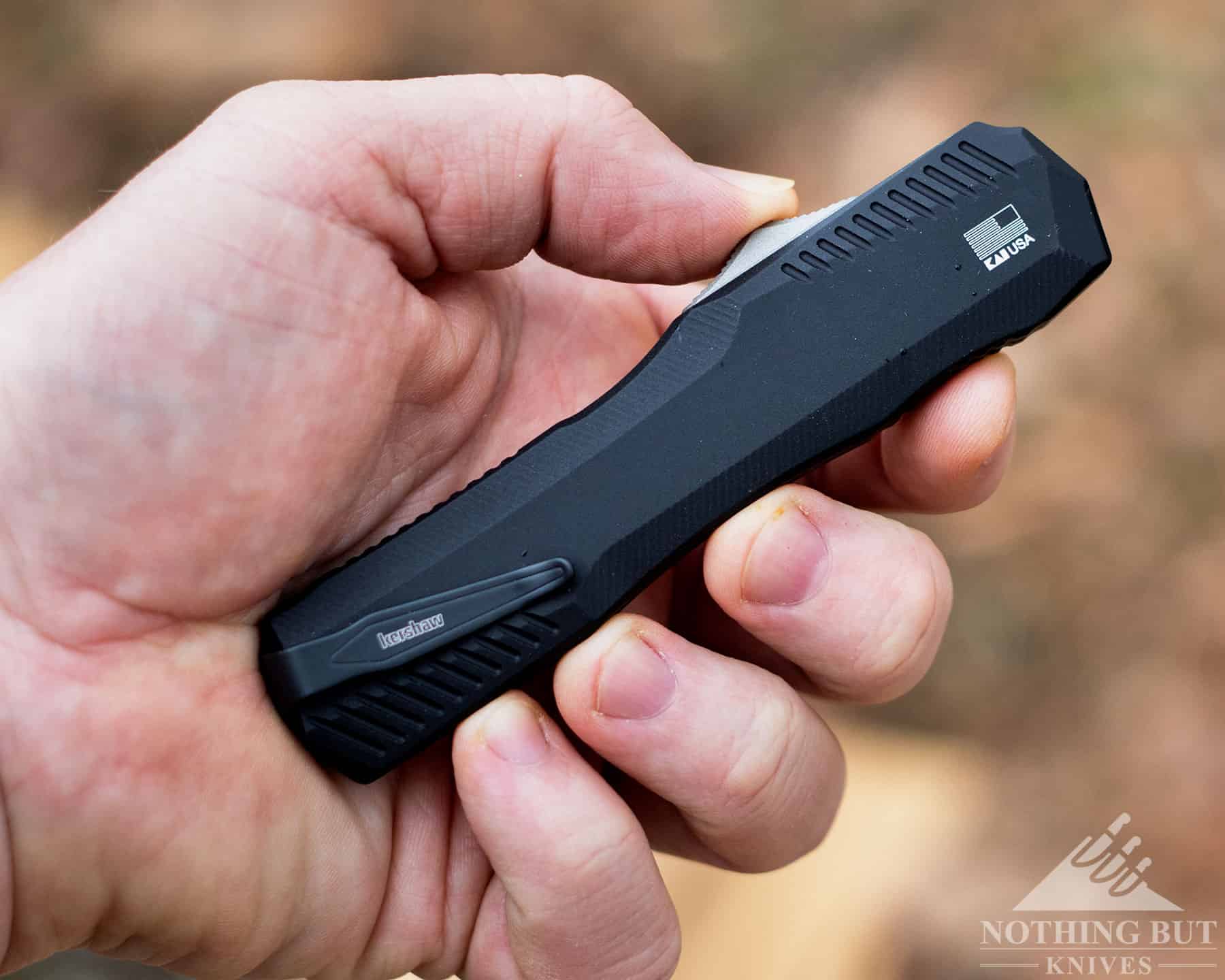 The Livewire is less distinctive in its outward appearance than most Kershaw knives.