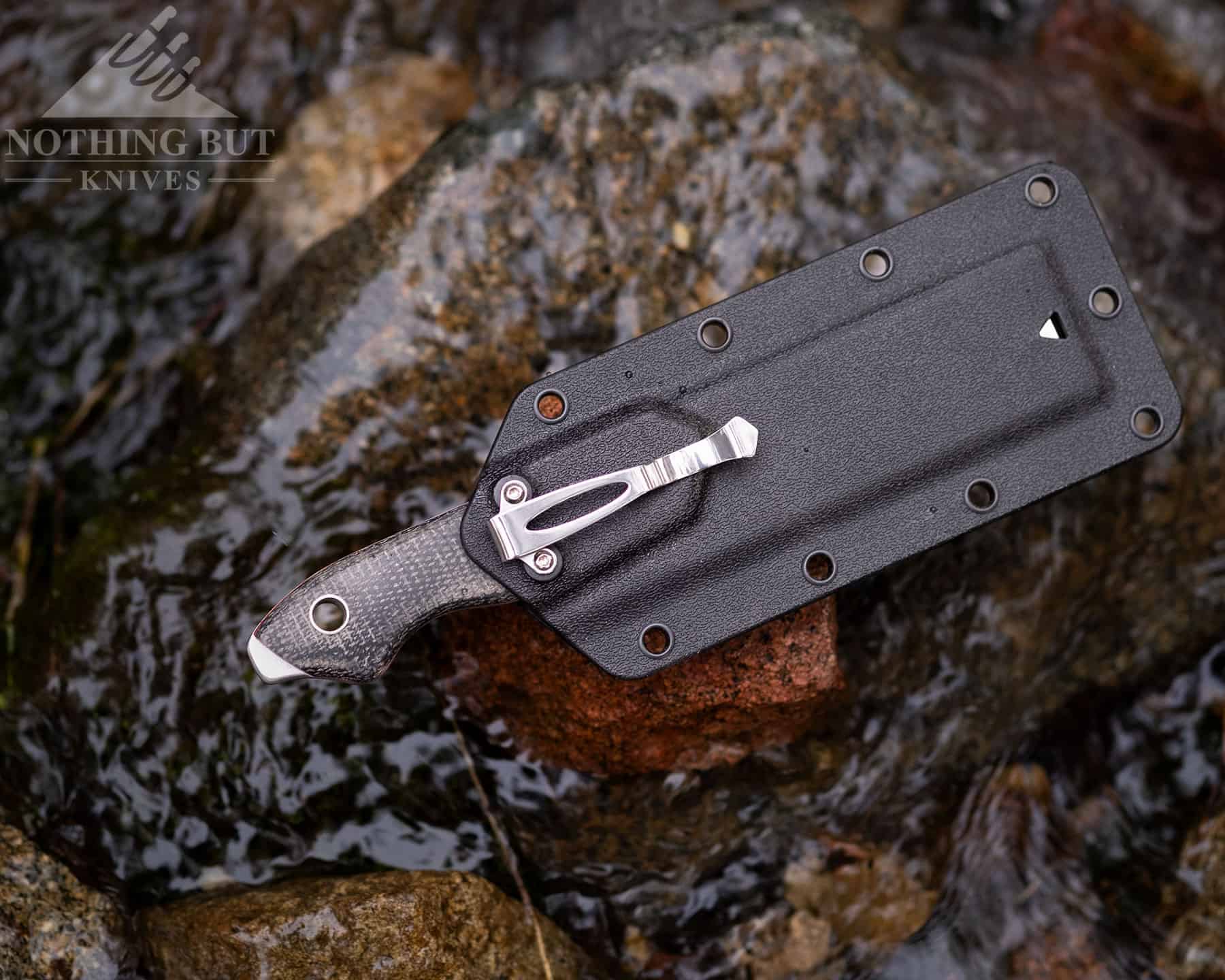 The CRKT Razel ships with a well designed Kydex sheath.