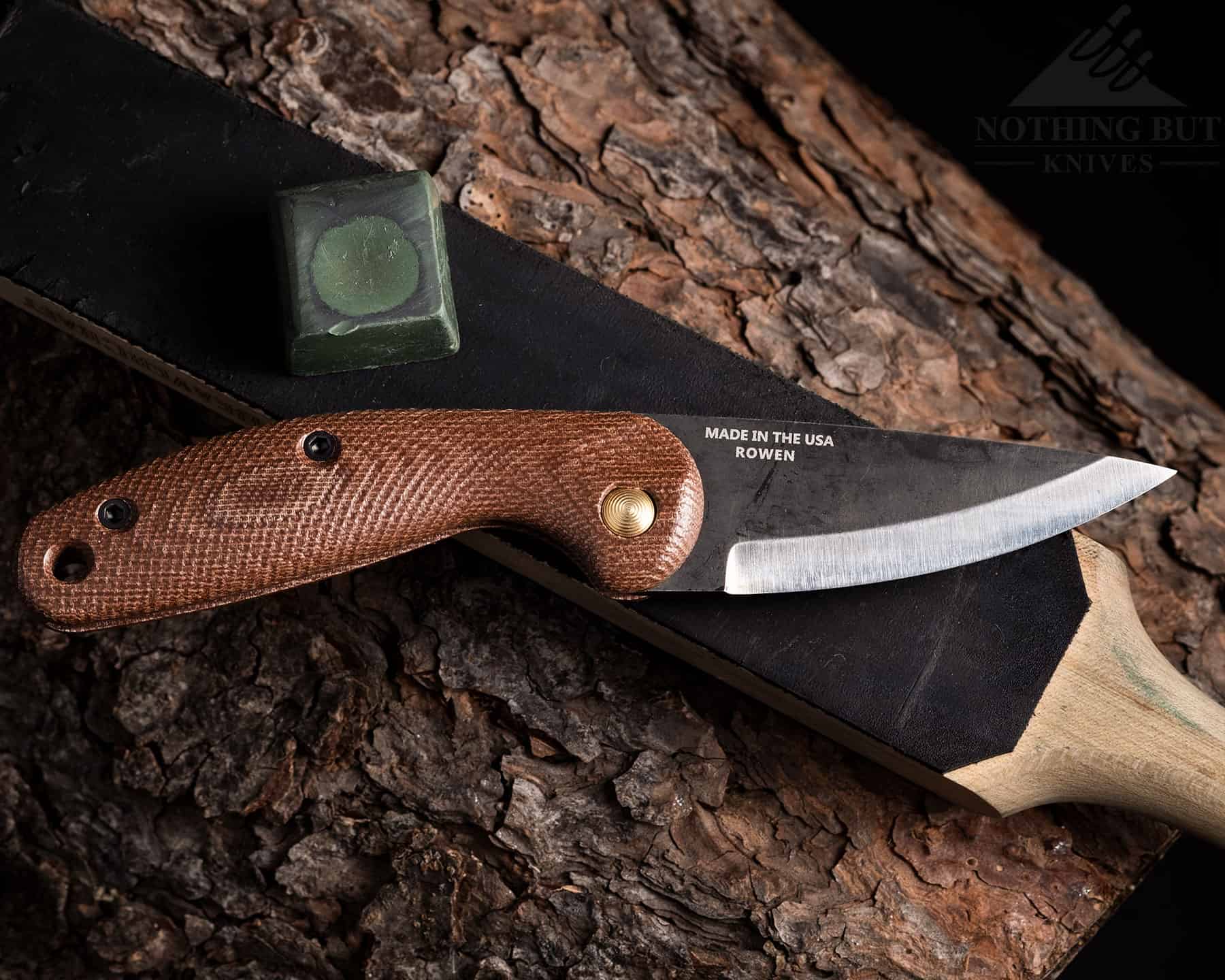 The Esee Pinhoti would be easier to sharpen if it had a sharpening choil.