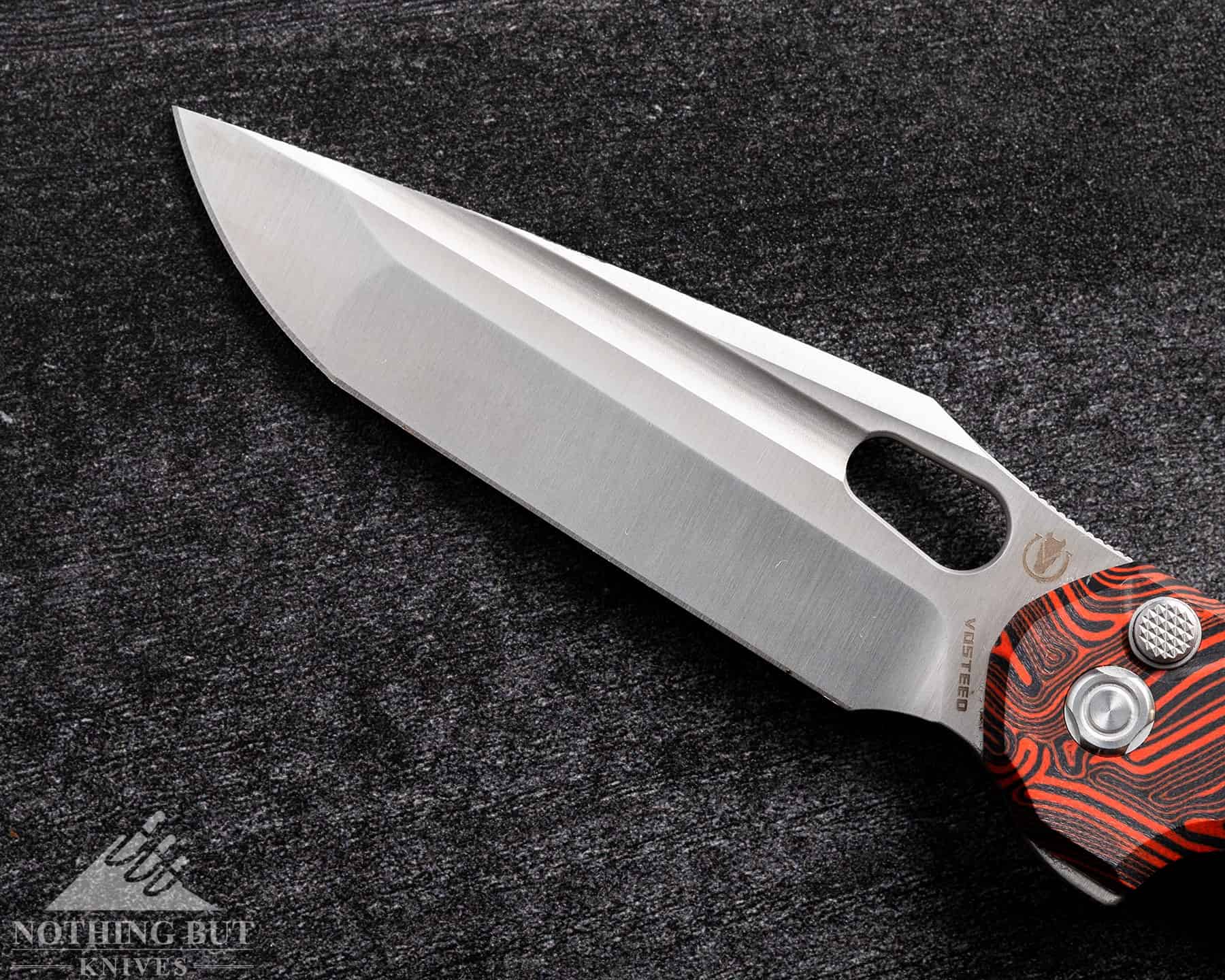 Vosteed Thunderbird Review - Image 14 The Thunderbird blade is made of S35VN stee.