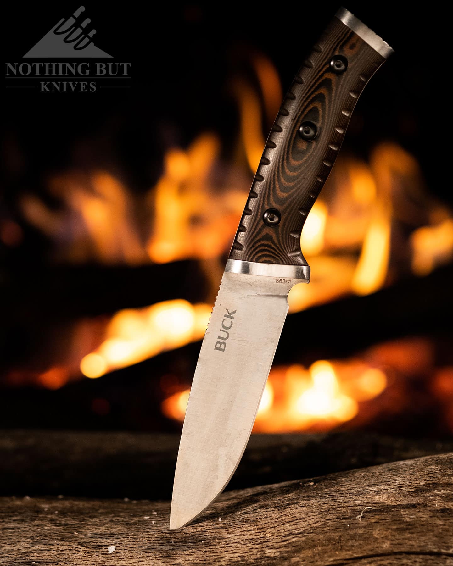 The Buck Selkirk has a softer steel that is easier to sharpen in the field than most of the other knives in this article. 