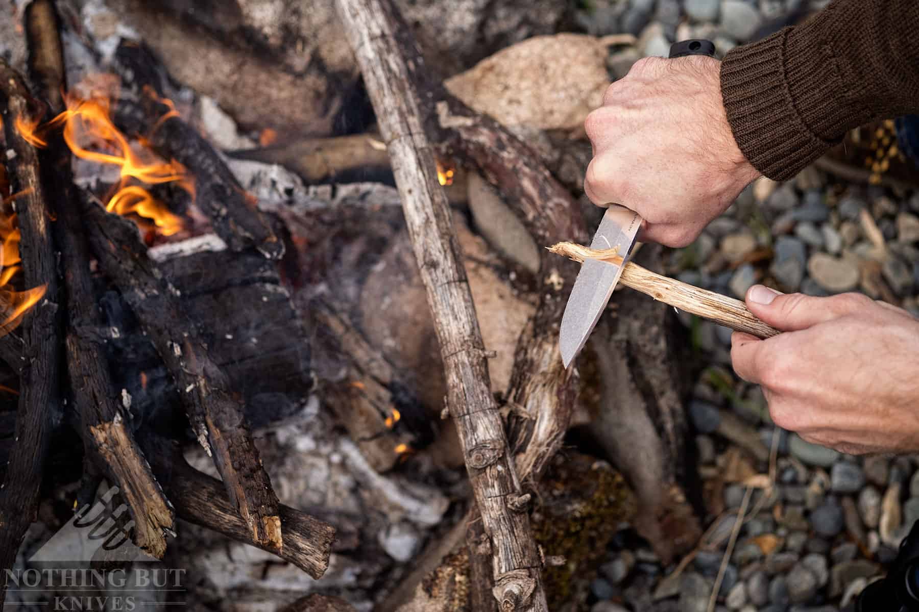 The Boker Bronco is a good campfire buddy. 