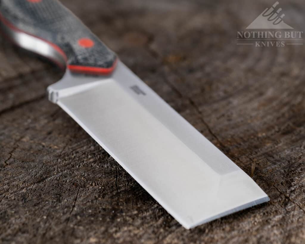 The CRKT Razel is technically not a chisel, because it has four bevels. 