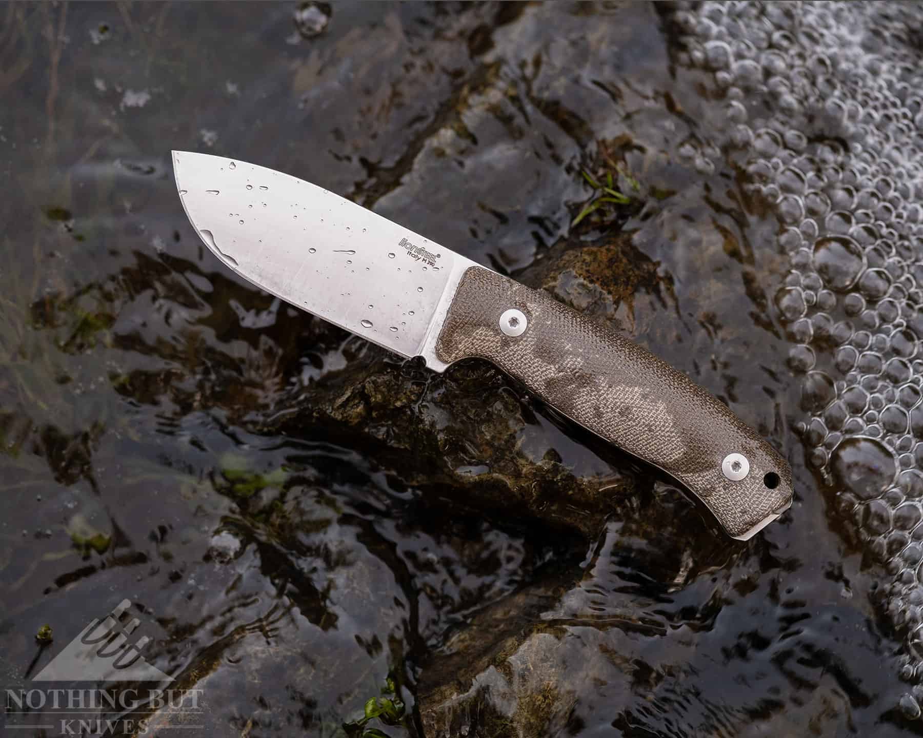 Lionsteel M2M Review - Image 11 The Bohler M390 steel blade of the Lionsteel M2M has great edge retention, but it does not have the corrosion resistance of many softer steels.
