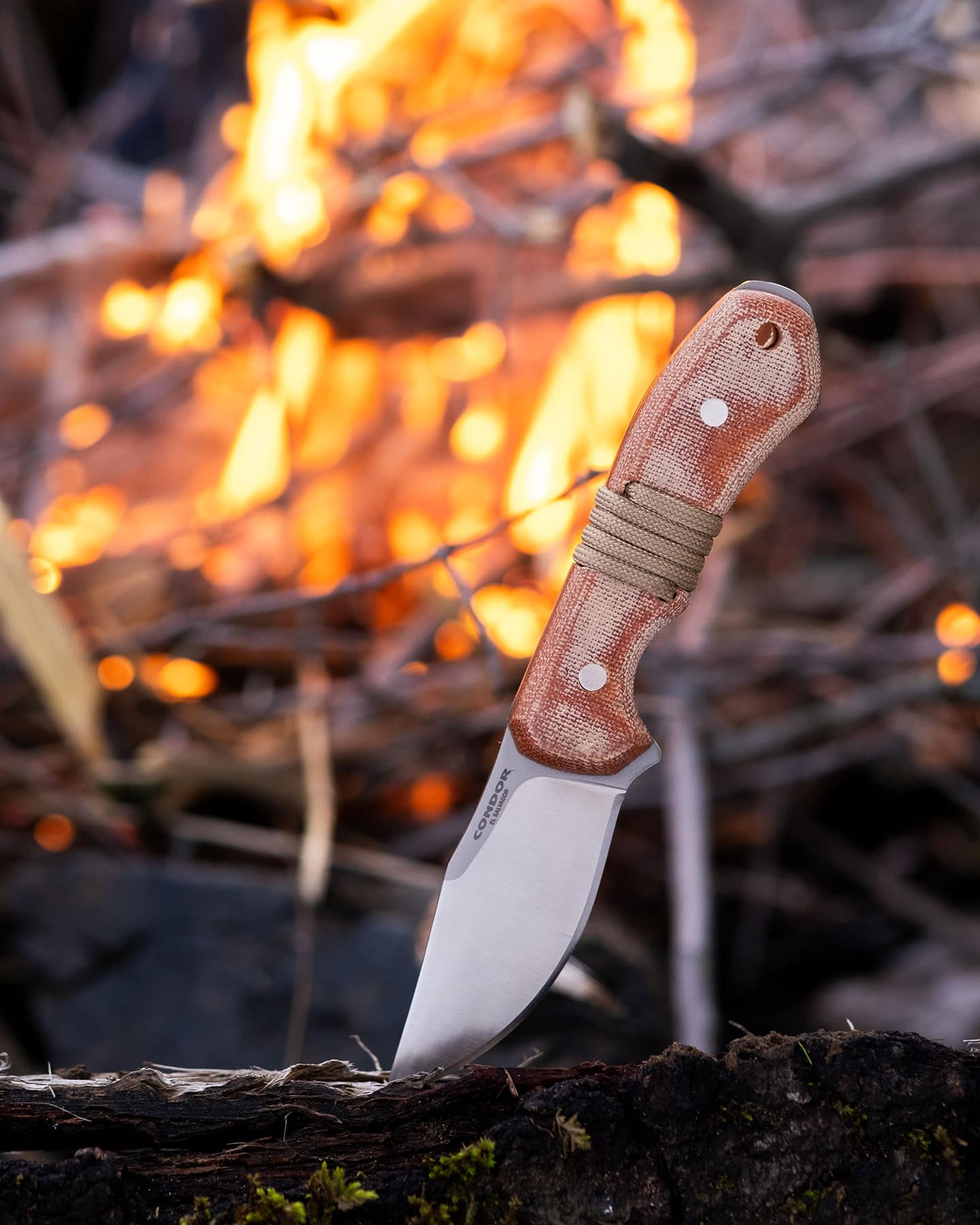 This compact survival knife is a carving beast. it handle small and large carving tasks with ease.
