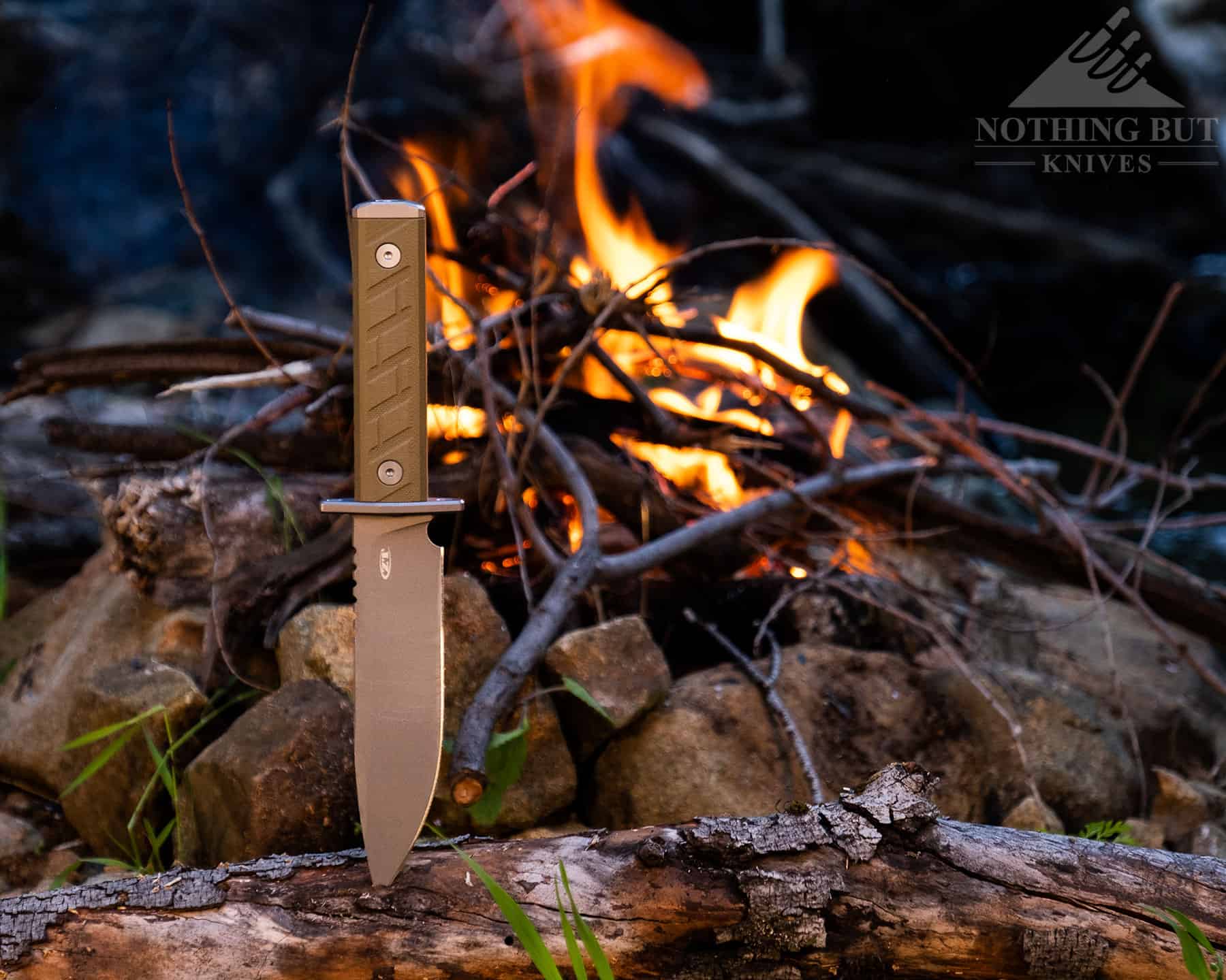 The Zero Tolerance 0006 is based on a bayonet design, but it makes a great camping knife. 