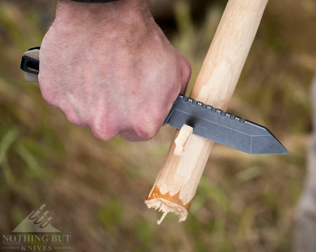 Off-Grid Viper V2 Photo Tour & Review - Image 12: Carving with the Off Grid Viper V2